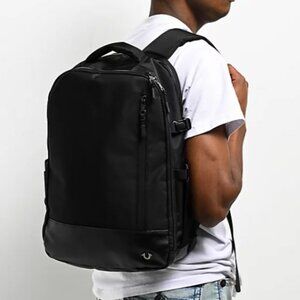 TRUE RELIGION Backpack FULL-SIZE Black "Dome" TR105081 BRAND-NEW w/ALL tags